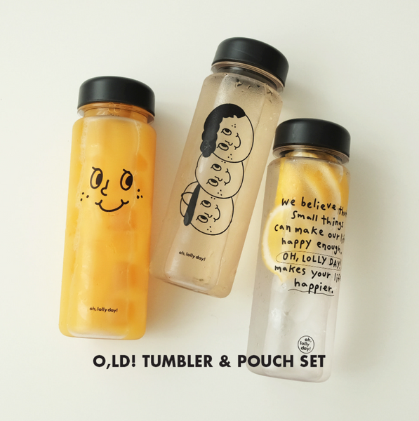 [oh,lolly day!] O,LD! Tumbler & Pouch set