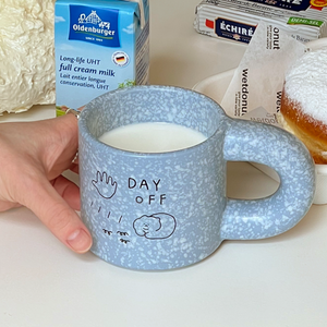 [3MONTHS] Day Off Mug Blue
