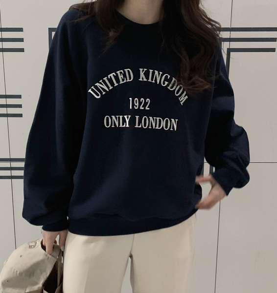 [SLOWAND] Daily Loose Fit Cotton Sweatshirt