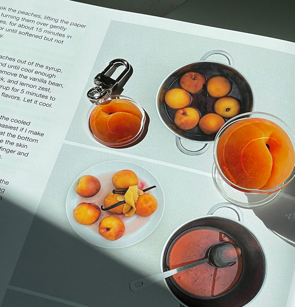 [byemypie] Apricot Keyring