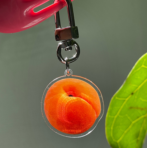 [byemypie] Apricot Keyring