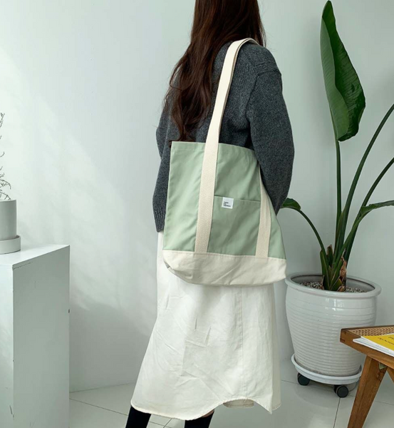 [JackO'bag] Creamy Mint Tote Bag