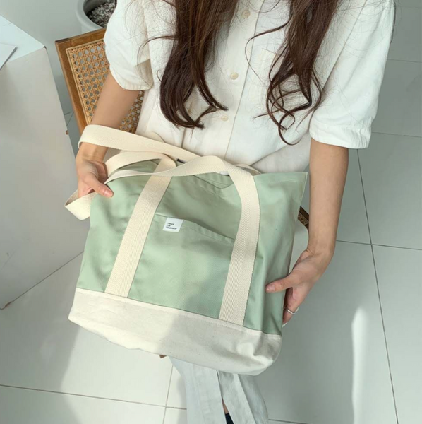 [JackO'bag] Creamy Mint Tote Bag