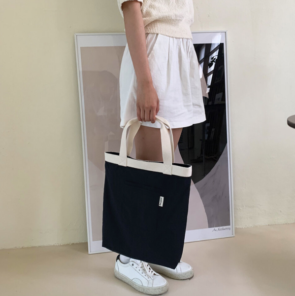 [JackO'bag] Basrak Tote Bag - Navy