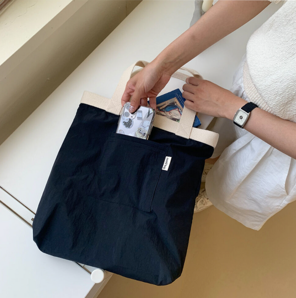 [JackO'bag] Basrak Tote Bag - Navy