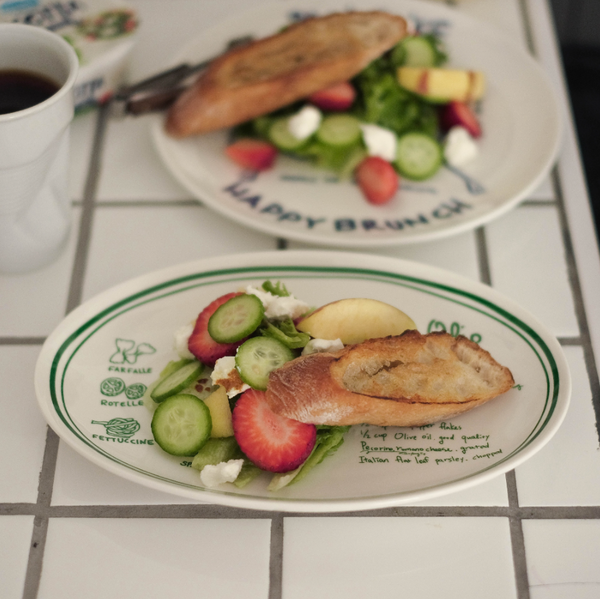 [miss-nylong] Aglio e Olio Oval Plate