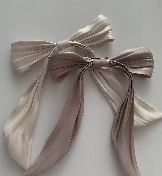 [moat] Pleats Ribbon Hairpin