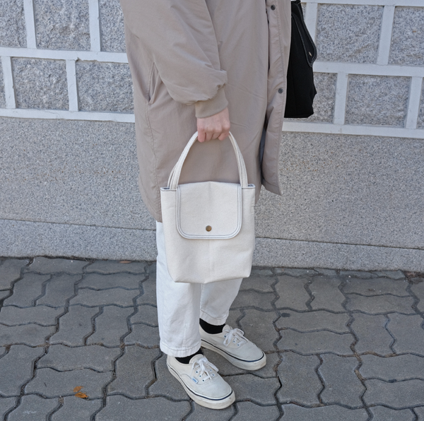 [noh] Cover Mini Bag (Ivory/ Black)