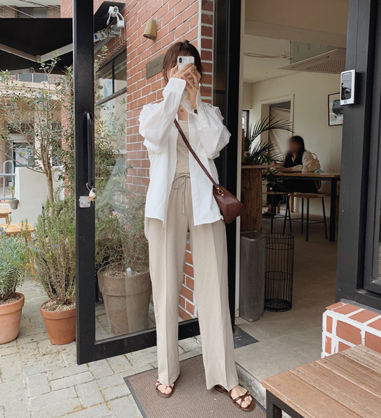 [SLOWAND] Cool Summer Linen Pants