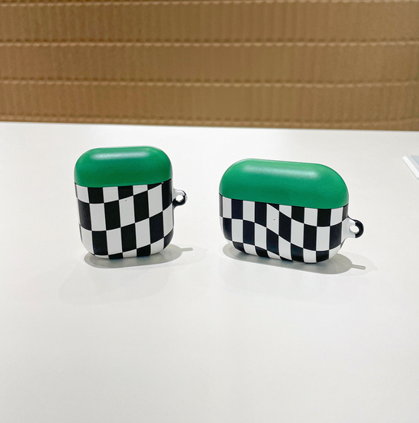 [odd mansion] Checkered Airpods Case