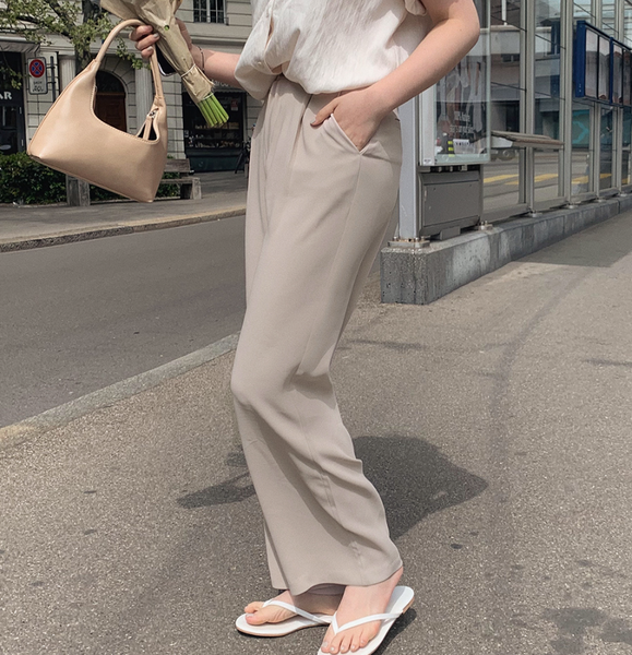 [SLOWAND] Summer Moment Today Slacks (+Long ver)