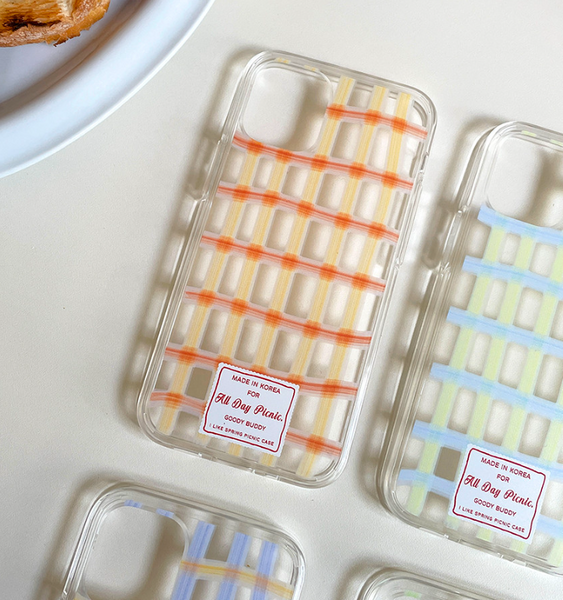 [Goody buddy] Colorful Check Phone Case