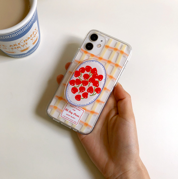 [Goody buddy] Colorful Check Phone Case