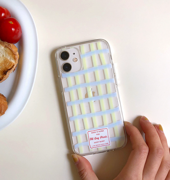 [Goody buddy] Colorful Check Phone Case