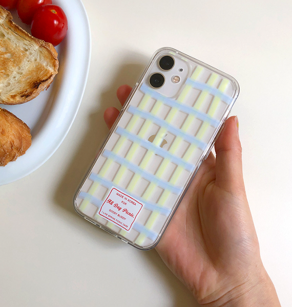 [Goody buddy] Colorful Check Phone Case