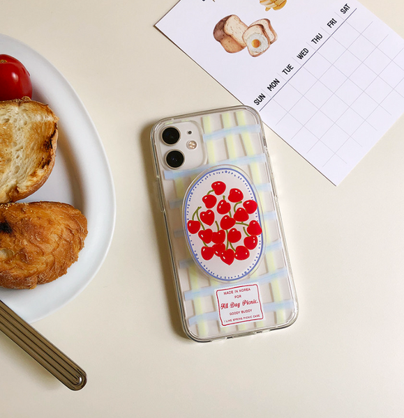 [Goody buddy] Colorful Check Phone Case