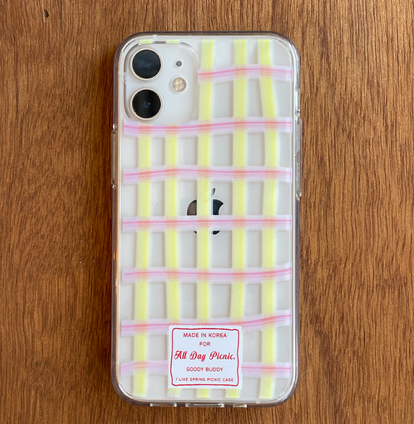 [Goody buddy] Colorful Check Phone Case