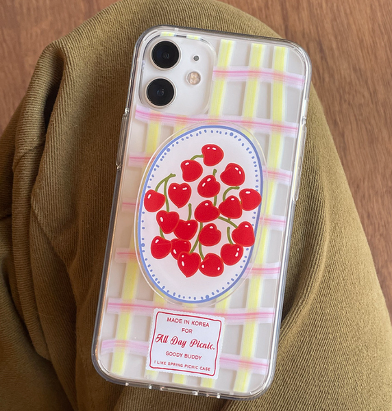 [Goody buddy] Colorful Check Phone Case