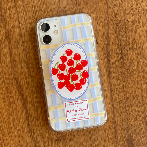 [Goody buddy] Colorful Check Phone Case