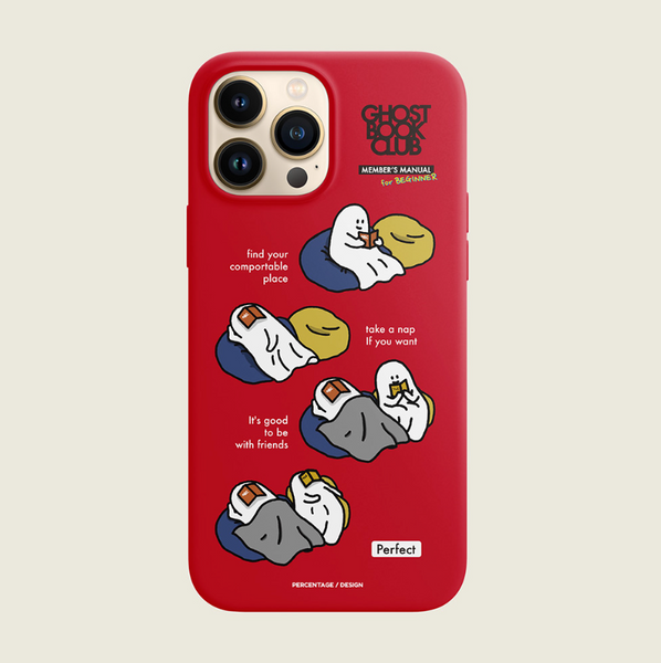 [PERCENTAGE] Ghost Book Club Phone Case (4 Types)