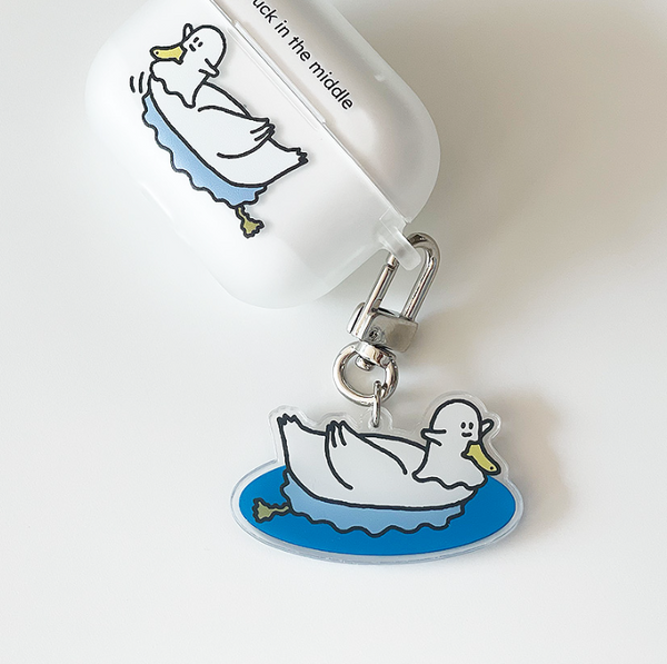[PERCENTAGE] Duck in the Middle Keyring