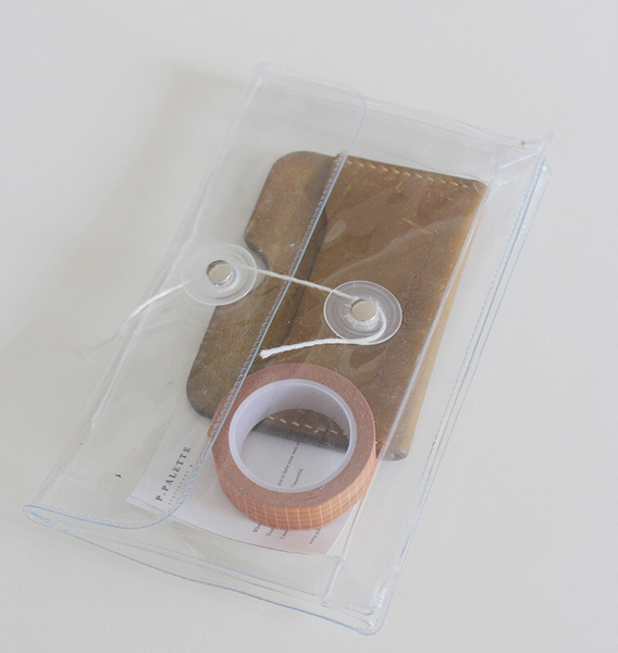 [p.palette] Clear Pocket Pouch (2Types)