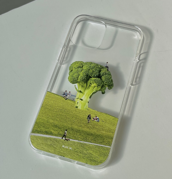 [KiCK] Broccoli Garden Jelly Case