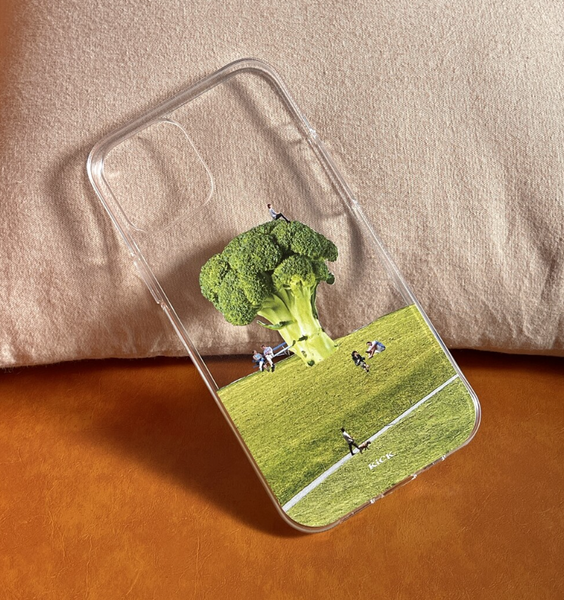 [KiCK] Broccoli Garden Jelly Case