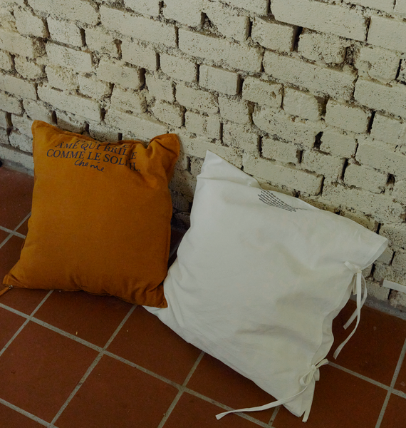 [HOTEL PARIS CHILL] Cozy up Cushion Cover (Ivory)