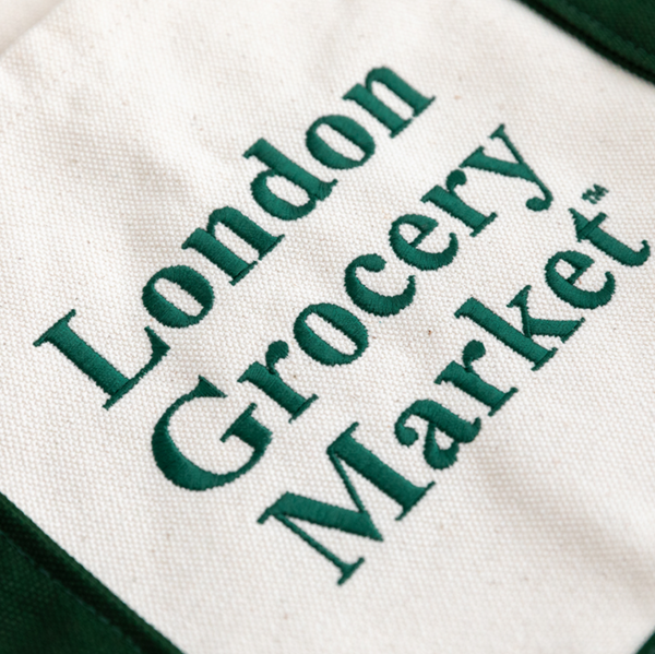 [London Grocery Market] Classic Boat Tote (Green)