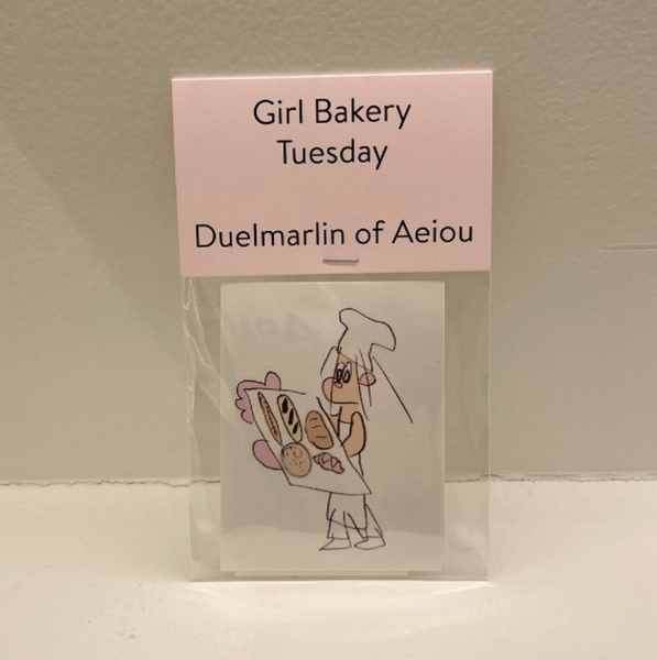 [Aeiou] Girl Bakery Sticker Tuesday 6 set