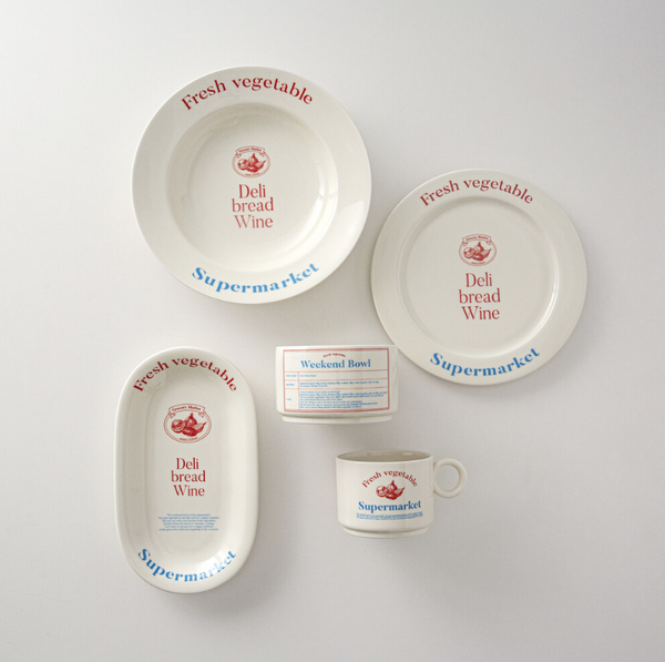 [momur] weekend 3 Plate ‘ivory’