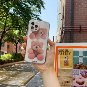 [byemypie] Pink Jelly Bear Case