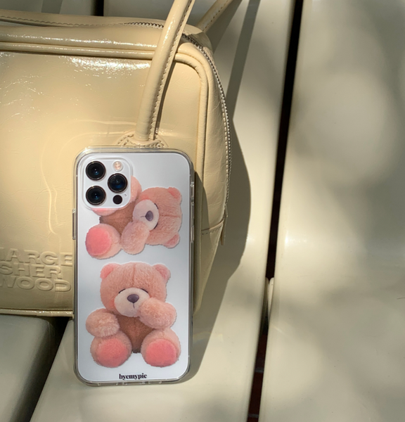 [byemypie] Pink Jelly Bear Case