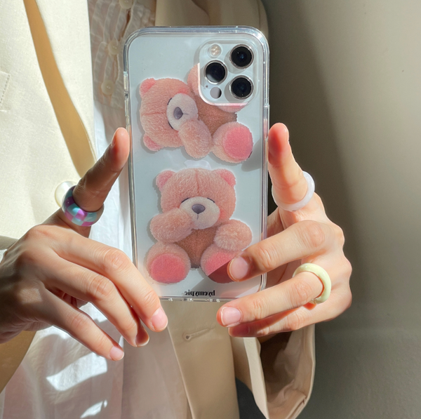 [byemypie] Pink Jelly Bear Case