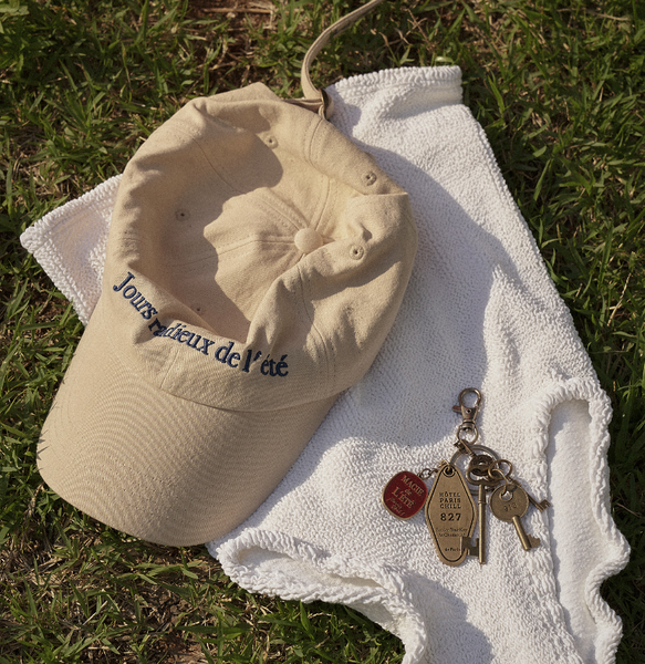 [HOTEL PARIS CHILL] Voyage Baseball Cap (Cream)