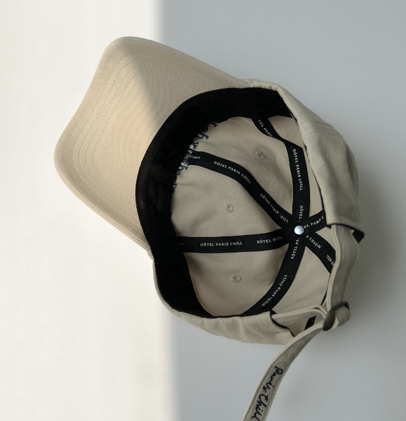 [HOTEL PARIS CHILL] Voyage Baseball Cap (Cream)