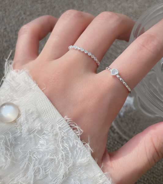 [SOYE PI-NE] Darling Heart Ring Set