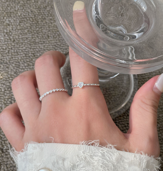 [SOYE PI-NE] Darling Heart Ring Set