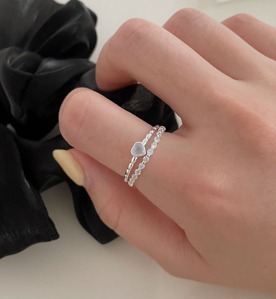 [SOYE PI-NE] Darling Heart Ring Set