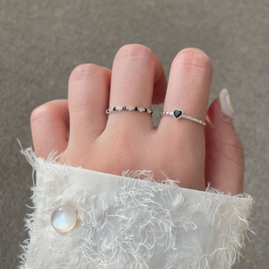 [SOYE PI-NE] Darling Heart Ring Set