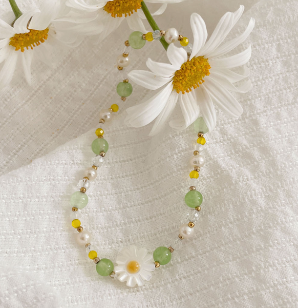 [SOYE PI-NE] Morning Daisy Bead Bracelet