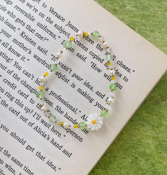 [SOYE PI-NE] Morning Daisy Bead Bracelet