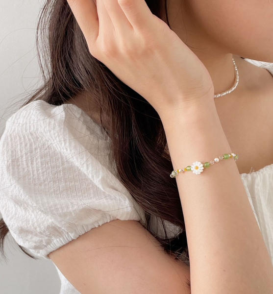 [SOYE PI-NE] Morning Daisy Bead Bracelet