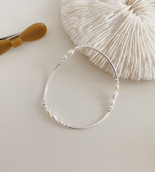 [SOYE PI-NE] Salt Pipe Pearl Bracelet