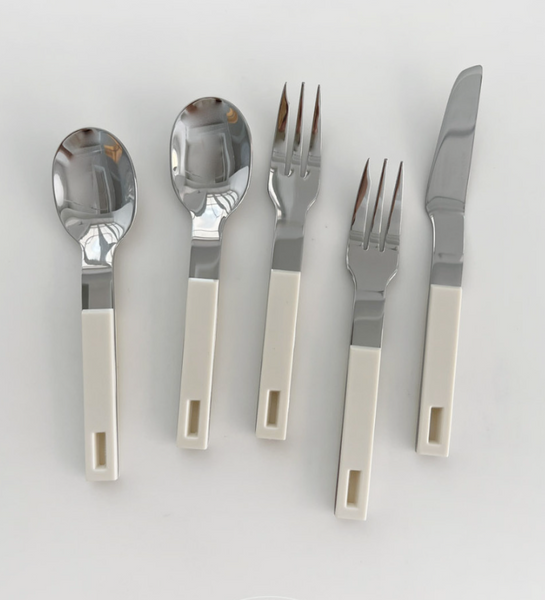 [amytable] Ivory Block Cutlery