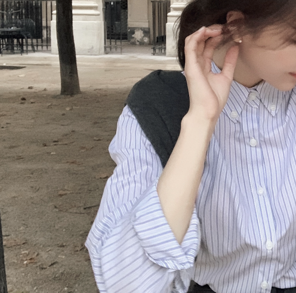 [SLOWAND] # SLOWMADE City Striped Shirt