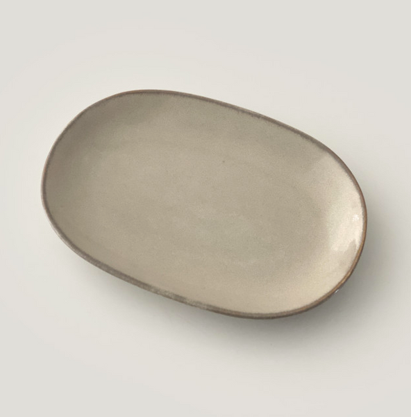 [CHOU PLATE] Oatmeal Round Square Plate