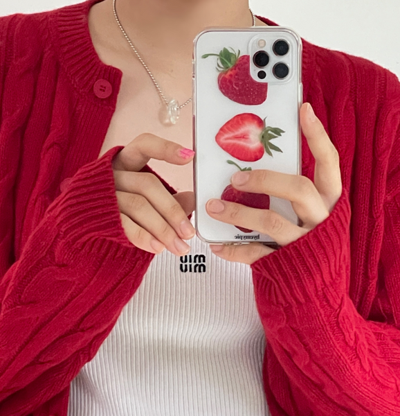 [byemypie] Strawberry Lover Case