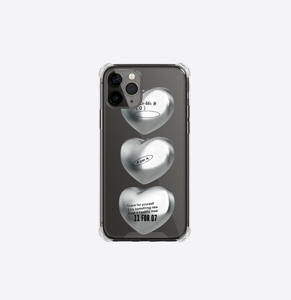 [A per A] Heart Cube Zone 3 Jelly Hard Case
